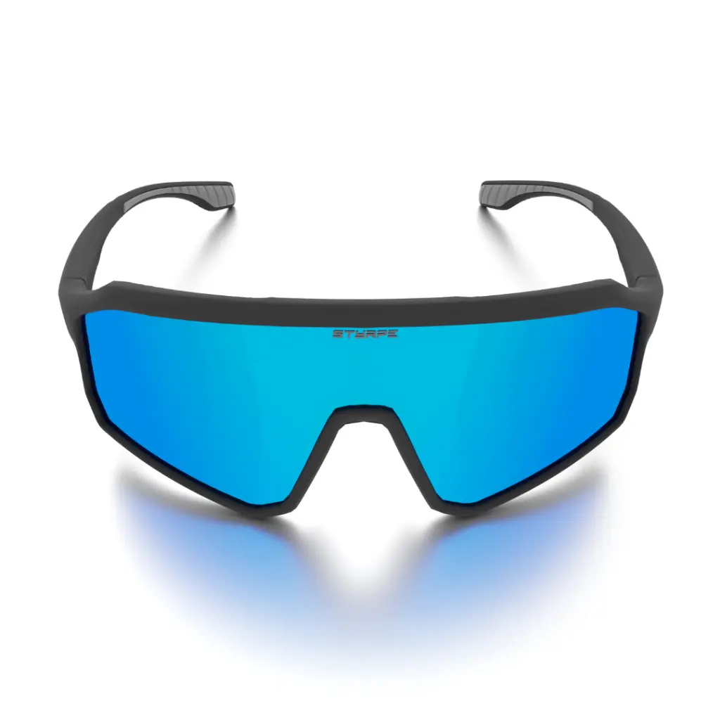Styrpe 14S Negro mate-gris/lente azul