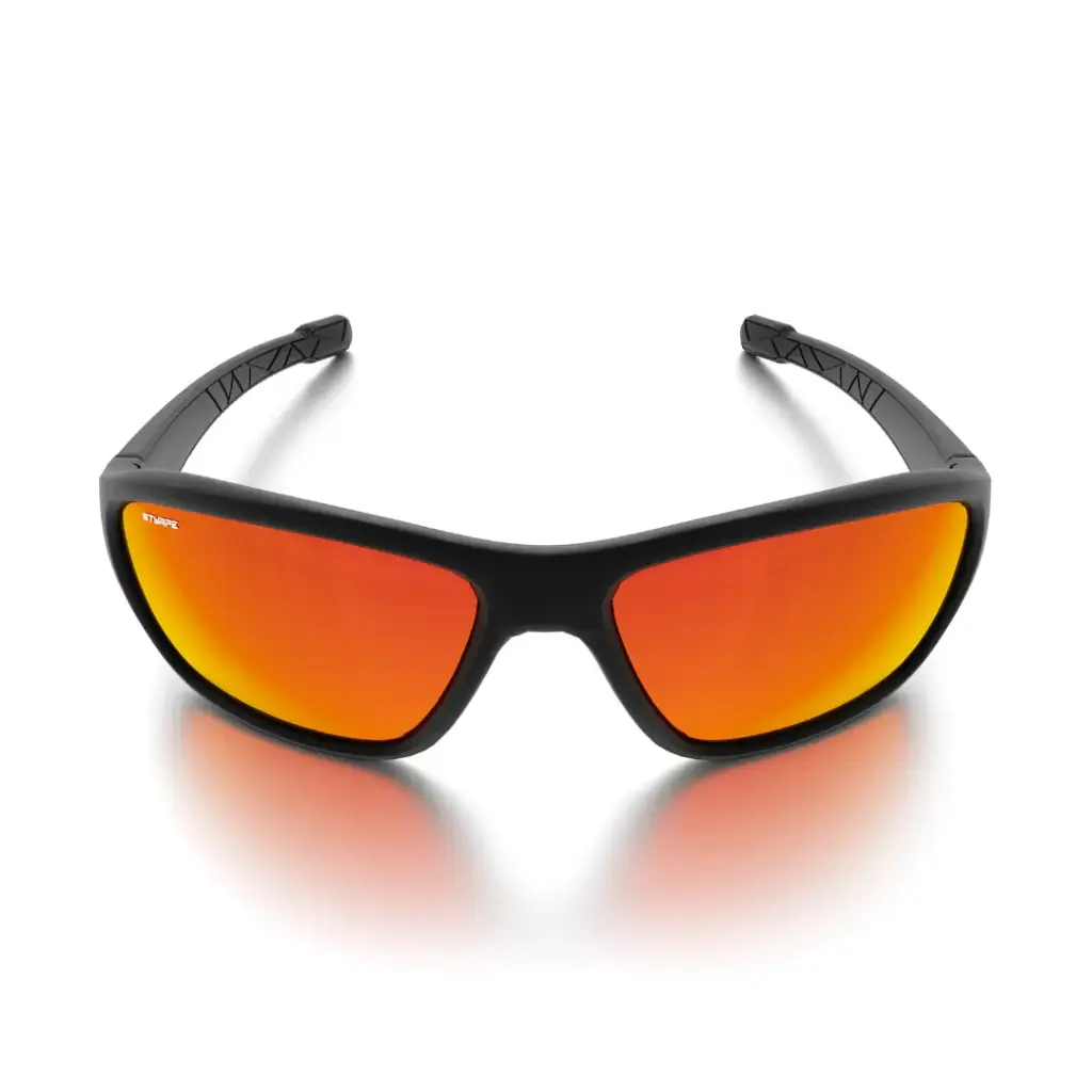 Styrpe KUMI Negro mate/lentes doradas