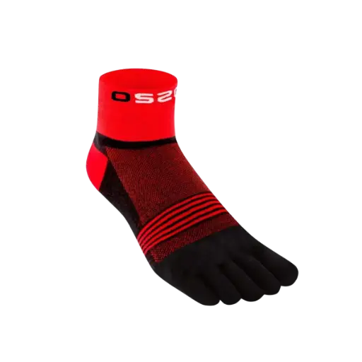 Calcetín OS2O dedos Toe Run Rojo (XS)