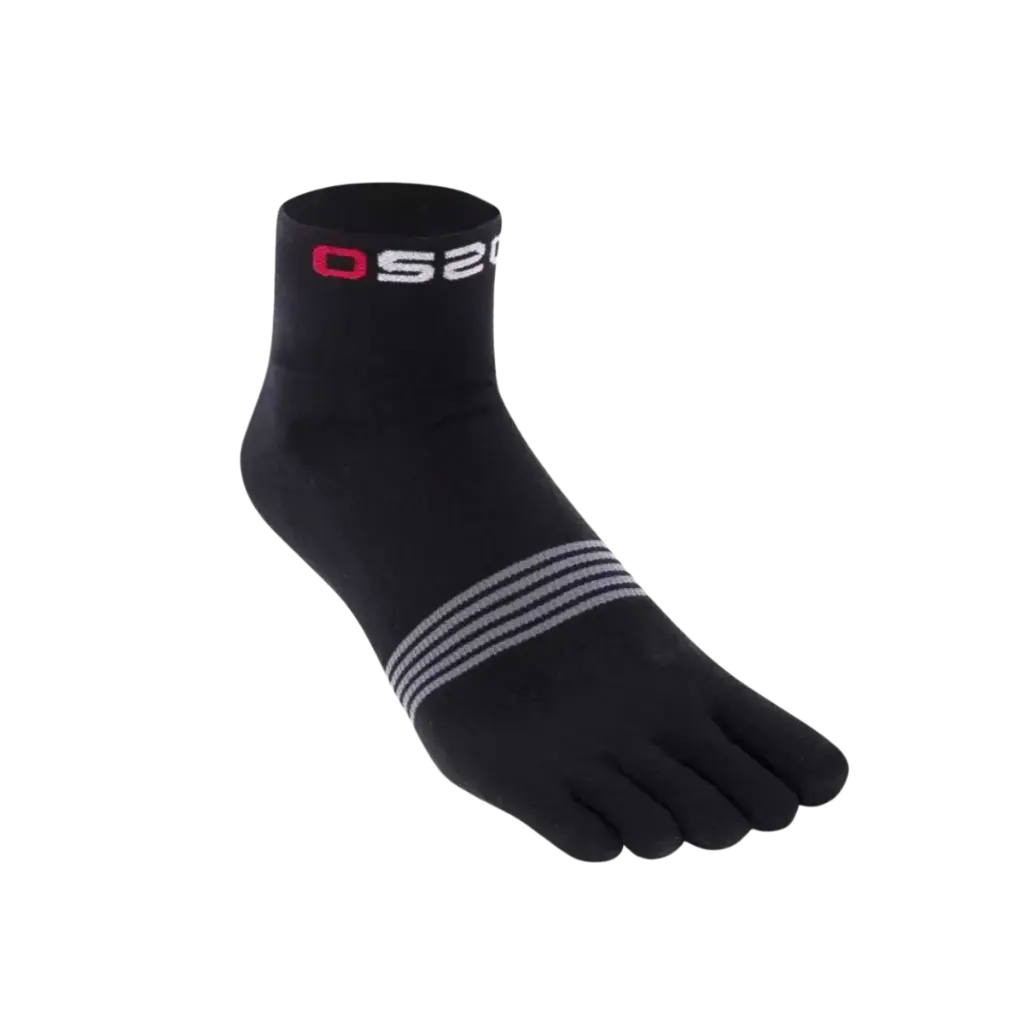 Calcetín OS2O dedos Toe Run Negro