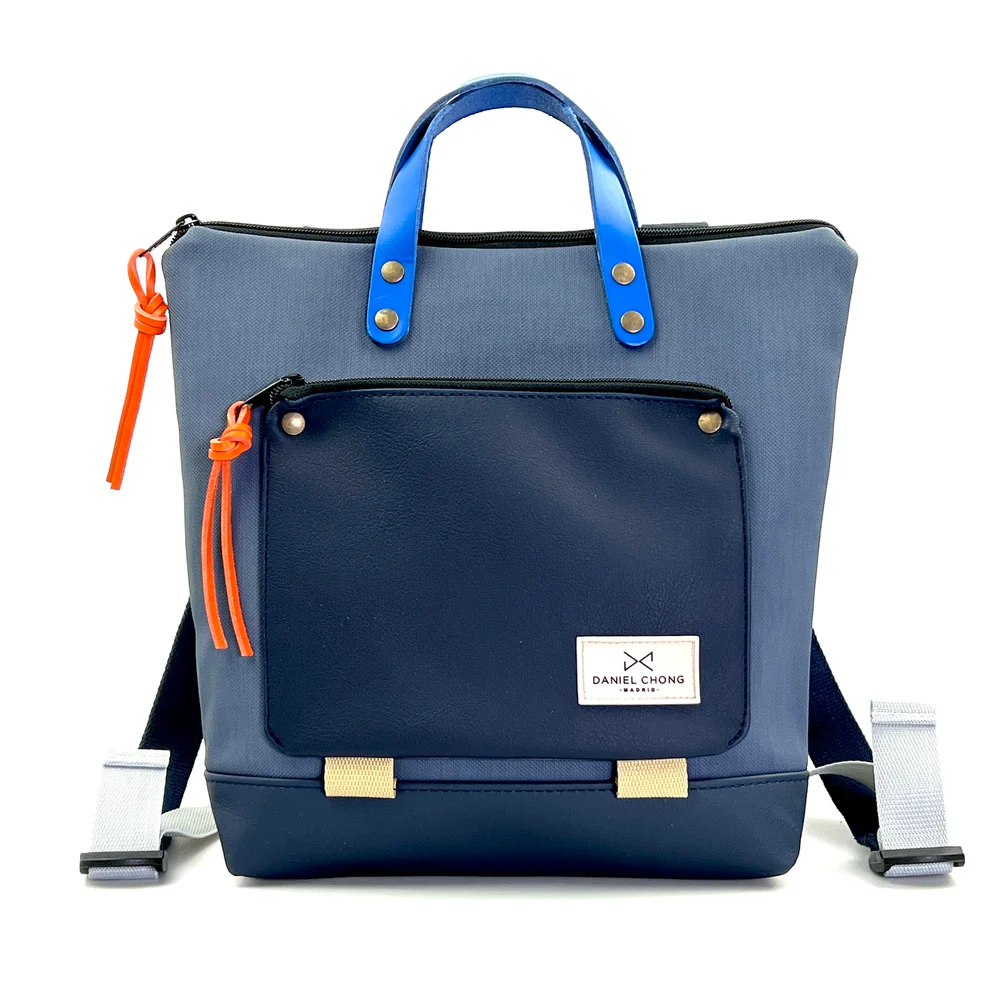 Daniel Chong - Mochila mini book holder marino