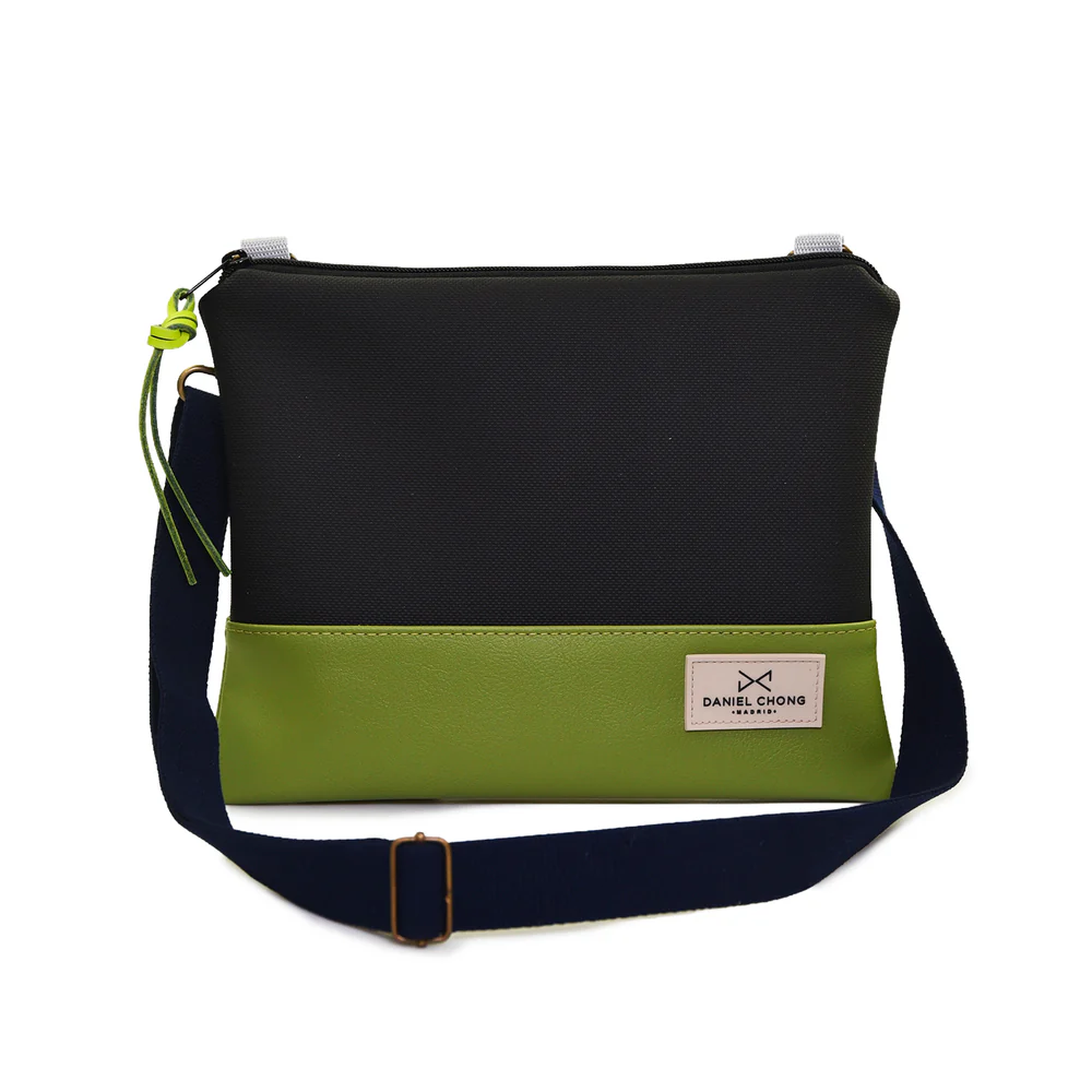 Daniel Chong - Bandolera mini cuadrada verde