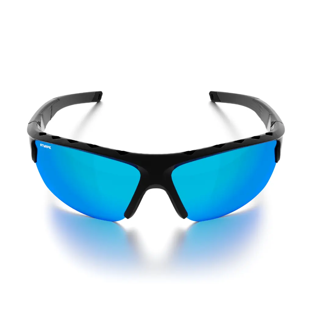 Styrpe TRETTON Negro brillante/lentes azul